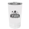 White Sublimatable 16 oz. Polar Camel Pint with Slider Lid Thumbnail