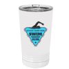 White Sublimatable 16 oz. Polar Camel Pint with Slider Lid Thumbnail