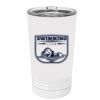 White Sublimatable 16 oz. Polar Camel Pint with Slider Lid Thumbnail