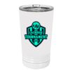 White Sublimatable 16 oz. Polar Camel Pint with Slider Lid Thumbnail