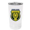 White Sublimatable 16 oz. Polar Camel Pint with Slider Lid Thumbnail