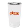 White Sublimatable 16 oz. Polar Camel Pint with Slider Lid Thumbnail
