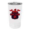 White Sublimatable 16 oz. Polar Camel Pint with Slider Lid Thumbnail