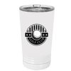 White Sublimatable 16 oz. Polar Camel Pint with Slider Lid Thumbnail