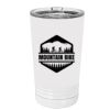 White Sublimatable 16 oz. Polar Camel Pint with Slider Lid Thumbnail