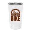 White Sublimatable 16 oz. Polar Camel Pint with Slider Lid Thumbnail