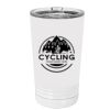 White Sublimatable 16 oz. Polar Camel Pint with Slider Lid Thumbnail
