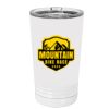 White Sublimatable 16 oz. Polar Camel Pint with Slider Lid Thumbnail