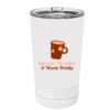 White Sublimatable 16 oz. Polar Camel Pint with Slider Lid Thumbnail