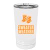 White Sublimatable 16 oz. Polar Camel Pint with Slider Lid Thumbnail