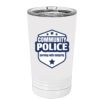 White Sublimatable 16 oz. Polar Camel Pint with Slider Lid Thumbnail