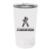 White Sublimatable 16 oz. Polar Camel Pint with Slider Lid Thumbnail
