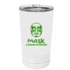 White Sublimatable 16 oz. Polar Camel Pint with Slider Lid Thumbnail