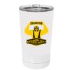 White Sublimatable 16 oz. Polar Camel Pint with Slider Lid Thumbnail