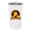 White Sublimatable 16 oz. Polar Camel Pint with Slider Lid Thumbnail