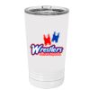 White Sublimatable 16 oz. Polar Camel Pint with Slider Lid Thumbnail