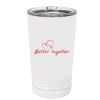 White Sublimatable 16 oz. Polar Camel Pint with Slider Lid Thumbnail