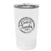 White Sublimatable 16 oz. Polar Camel Pint with Slider Lid Thumbnail