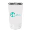 White Sublimatable 16 oz. Polar Camel Pint with Slider Lid Thumbnail