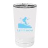 White Sublimatable 16 oz. Polar Camel Pint with Slider Lid Thumbnail