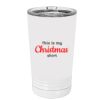 White Sublimatable 16 oz. Polar Camel Pint with Slider Lid Thumbnail