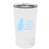 White Sublimatable 16 oz. Polar Camel Pint with Slider Lid Thumbnail