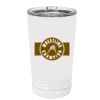 White Sublimatable 16 oz. Polar Camel Pint with Slider Lid Thumbnail