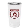 White Sublimatable 16 oz. Polar Camel Pint with Slider Lid Thumbnail