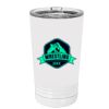 White Sublimatable 16 oz. Polar Camel Pint with Slider Lid Thumbnail