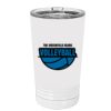 White Sublimatable 16 oz. Polar Camel Pint with Slider Lid Thumbnail