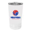 White Sublimatable 16 oz. Polar Camel Pint with Slider Lid Thumbnail