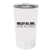 White Sublimatable 16 oz. Polar Camel Pint with Slider Lid Thumbnail