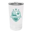 White Sublimatable 16 oz. Polar Camel Pint with Slider Lid Thumbnail