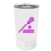 White Sublimatable 16 oz. Polar Camel Pint with Slider Lid Thumbnail