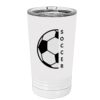 White Sublimatable 16 oz. Polar Camel Pint with Slider Lid Thumbnail