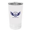 White Sublimatable 16 oz. Polar Camel Pint with Slider Lid Thumbnail