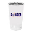 White Sublimatable 16 oz. Polar Camel Pint with Slider Lid Thumbnail