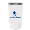 White Sublimatable 16 oz. Polar Camel Pint with Slider Lid Thumbnail