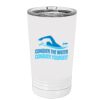 White Sublimatable 16 oz. Polar Camel Pint with Slider Lid Thumbnail