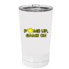 White Sublimatable 16 oz. Polar Camel Pint with Slider Lid Thumbnail