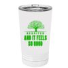 White Sublimatable 16 oz. Polar Camel Pint with Slider Lid Thumbnail