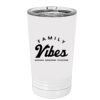 White Sublimatable 16 oz. Polar Camel Pint with Slider Lid Thumbnail