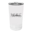 White Sublimatable 16 oz. Polar Camel Pint with Slider Lid Thumbnail