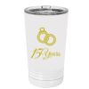 White Sublimatable 16 oz. Polar Camel Pint with Slider Lid Thumbnail