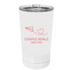 White Sublimatable 16 oz. Polar Camel Pint with Slider Lid Thumbnail