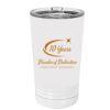 White Sublimatable 16 oz. Polar Camel Pint with Slider Lid Thumbnail