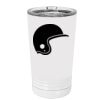 White Sublimatable 16 oz. Polar Camel Pint with Slider Lid Thumbnail
