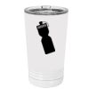 White Sublimatable 16 oz. Polar Camel Pint with Slider Lid Thumbnail
