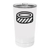 White Sublimatable 16 oz. Polar Camel Pint with Slider Lid Thumbnail