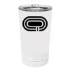 White Sublimatable 16 oz. Polar Camel Pint with Slider Lid Thumbnail